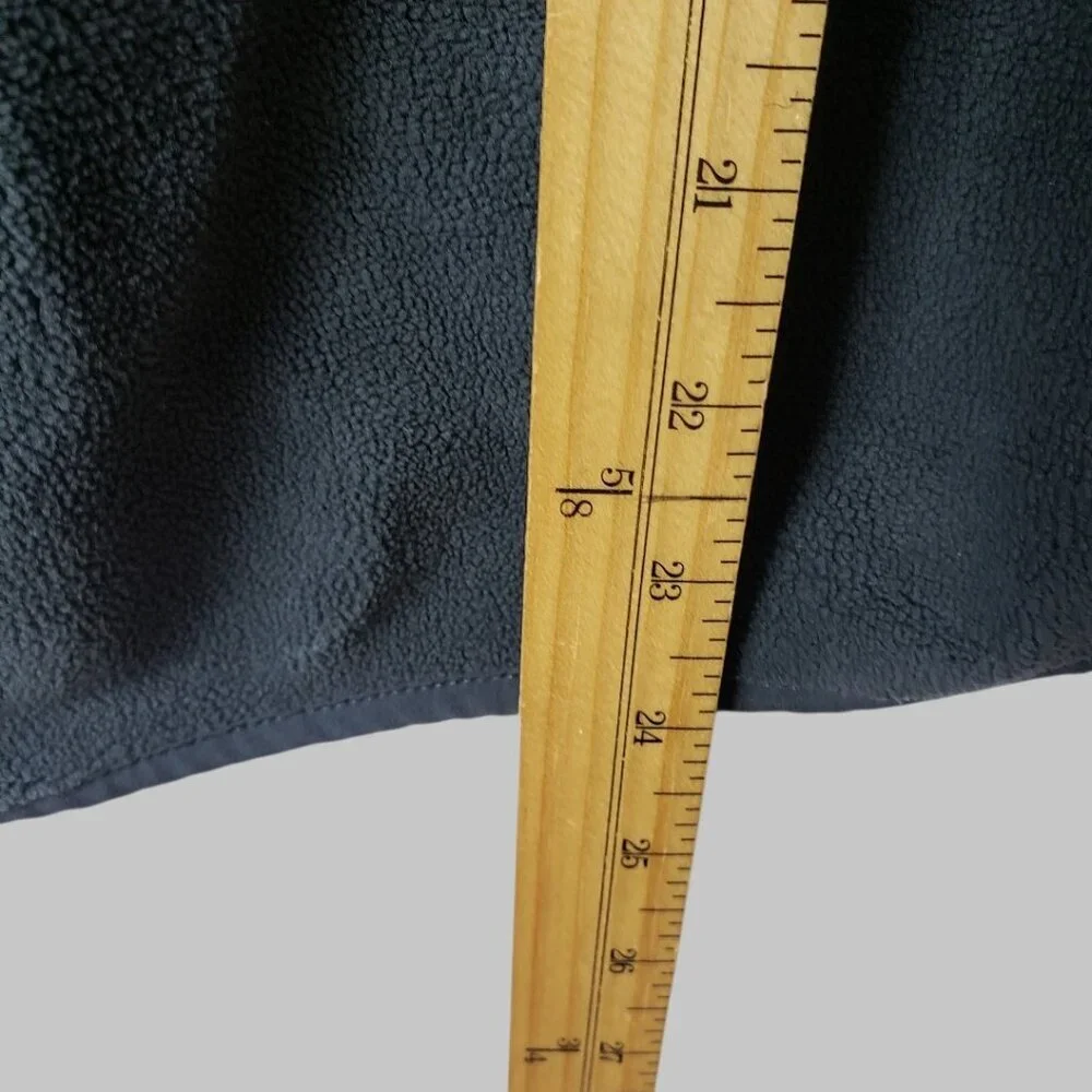 32 Degrees Heat Womens 1/4 Snap Fleece Pullover Sweater Woodland Grey Xsmall - Picture 5 of 9